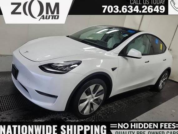TESLA MODEL Y 2021 5YJYGAEEXMF249096 image